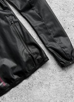 Adidas womens adizero climaproof running full zip lightweight jacket black/pink rrp Португалия110 женская, легкая куртка, беговая, спортивная9 фото