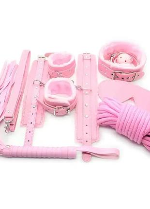 Эротический набор бдсм для ролевых игр красный бдсм набор 8 предметов для ролевых...