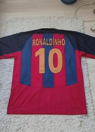 Ronaldinho футболка тишка джерси barcelona xl