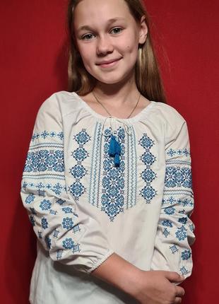 Дитяча вишиванка виоита сорочка 134