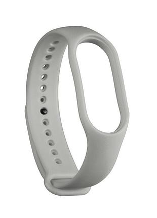 Силиконовый ремешок emy original design xiaomi mi band 5/6/7 grey