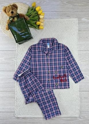 Класна  фланелева піжама matalan(5-6р) ▪️