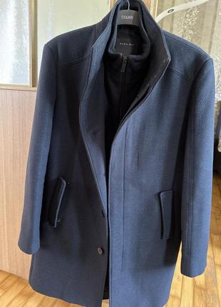 Пальто плащ мужской zara3 фото