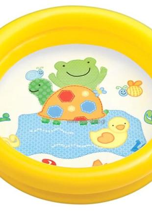 Intex 59409 (диаметр 61 x высота 15см) надувной детский бассейн