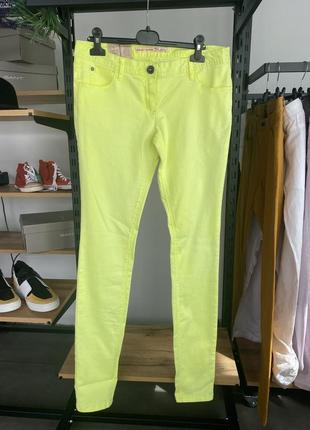 Sale неоновые джинсы скинни tom tailor 28/34, 31/34