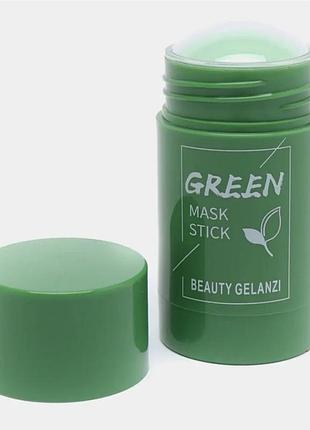 Зелена маска стик для обличчя