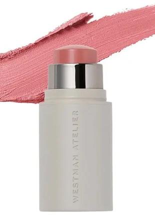 Румяна в стеку westman atelier mini petite baby cheeks lip + cheek cream blush stick 2.5g petal