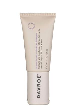 Тонуючий шампунь для блондинок davroe blonde senses toning shampoo, 100 мл