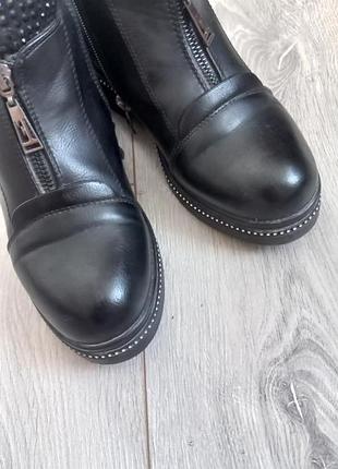 Черевики з штучної шкіри 4