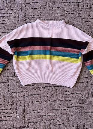 Свитер женский укороченный