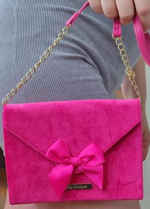 Клатч сумочка juicy couture bag pink