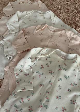 Бодики для девочки ( цена за 4 шт )