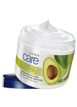Крем для тіла з олією авокадо  avon 400 ml