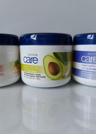 Увлажняющий мультифункциональный крем для лица, рук и тела с маслом авокадо " care "avon 400 ml2 фото