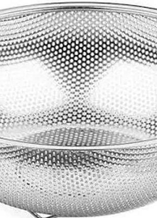 Друшляк - сито , бічні ручкою - лазерний з нержавіючої сталі edenberg 16см/19см/22см/25см.