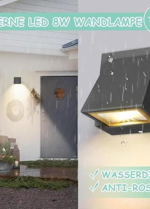 Світлодіодний led настінний світильник benma 8 вт для внутрішнього / зовнішнього...