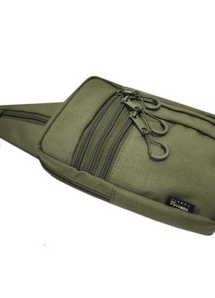 Сумка-кобура плечова, наплічна сумка для прихованого носіння пістолета "acropolis" спп-2 (олива)5 фото