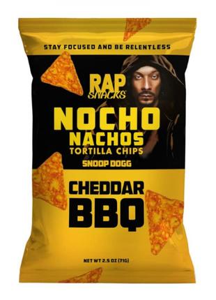 Чипсы rap snacks nachos snoop dogg bbq cheddar 71g