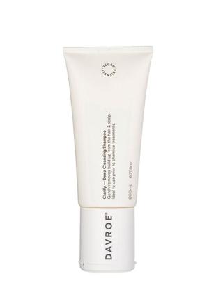 Делікатний глибокоочищаючий шампунь davroe clarify deep cleansing shampoo 200 мл