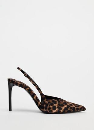 Туфли с анималистичным принтом zara новая коллекция,босоножки zara