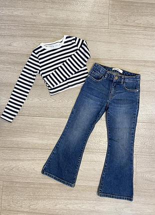 Комплект, костюм , кофта, джинси на дівчинку 110-116 р zara