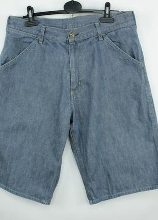 Вінтажні джинсові шорти carhartt regular bermuda denim shorts3 фото