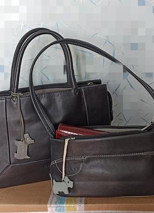 Сумка багет radley шкіра.3 фото