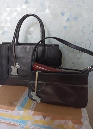 Сумка багет radley шкіра.2 фото