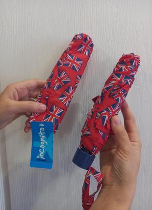 Парасоля жіноча маленька  incognito 4 l412 unoin jack flags