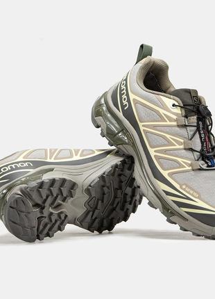 Brown salomon shoes hot sale