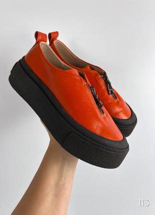 Кожаные лоферы женские 36-41