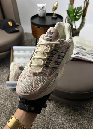 Женские кожаные кроссовки с сеткой в стиле adidas chicken ozmillen 🆕 кроссовки адидас3 фото