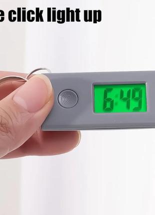 Часы-брелок электронные (серые) арт. 05632