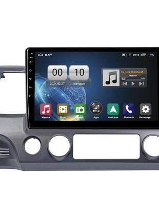Штатна магнітола серії qiv q1 під honda civic 8 fk fn fd 2005-2012 (f1) 10 дюймів