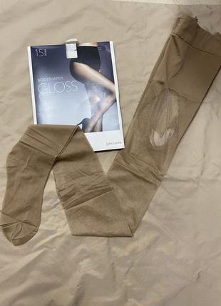 Колготки с блеском 15ден 3розм