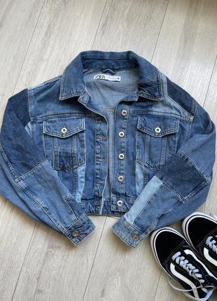 Джинсова куртка zara