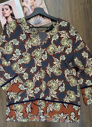 Блузка в цветочный принт zara