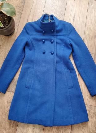 Демисезонное пальто из шерсти размер xs, oasis