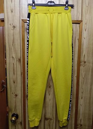 Стильные спортивные штаны джогеры 48-52р