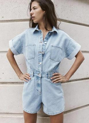 Джинсовий комбінезон zara