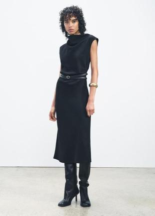 Плаття середньої довжини zw collection з ременем