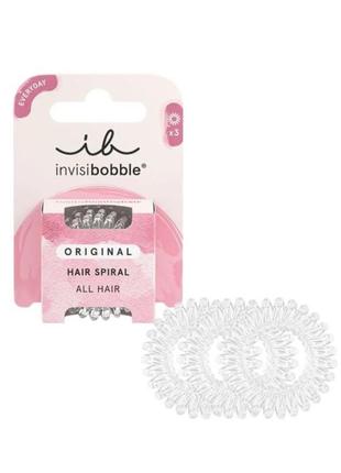 Резинка-браслет для волосся invisibobble original crystal clear