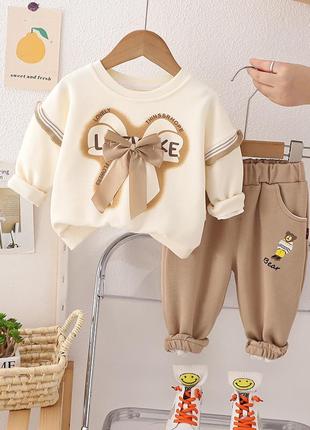 Костюмчик для девочки, весна - осень. кофта, штаны