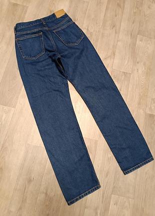 Прямые широкие синие джинсы weekday6 фото