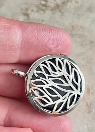 Черный натуральный камень агат в пентаграмме защитный амулет