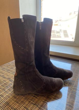 Зимові шкіряні чоботи tommy hilfiger оригінальний