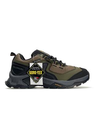 Мужские кроссовки на осень-еврозиму в стиле salomon quest m 🆕 утеплённые кроссовки соломон