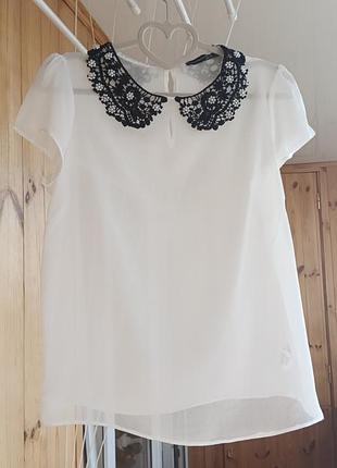 Блуза с бусинами