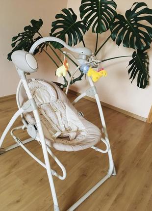 Укачивающий центр carrello nanny 3 в 1 / кресло-качеля