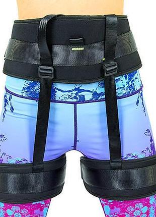 Тренажер для банджи фитнес bungee zelart fi-6900 черный